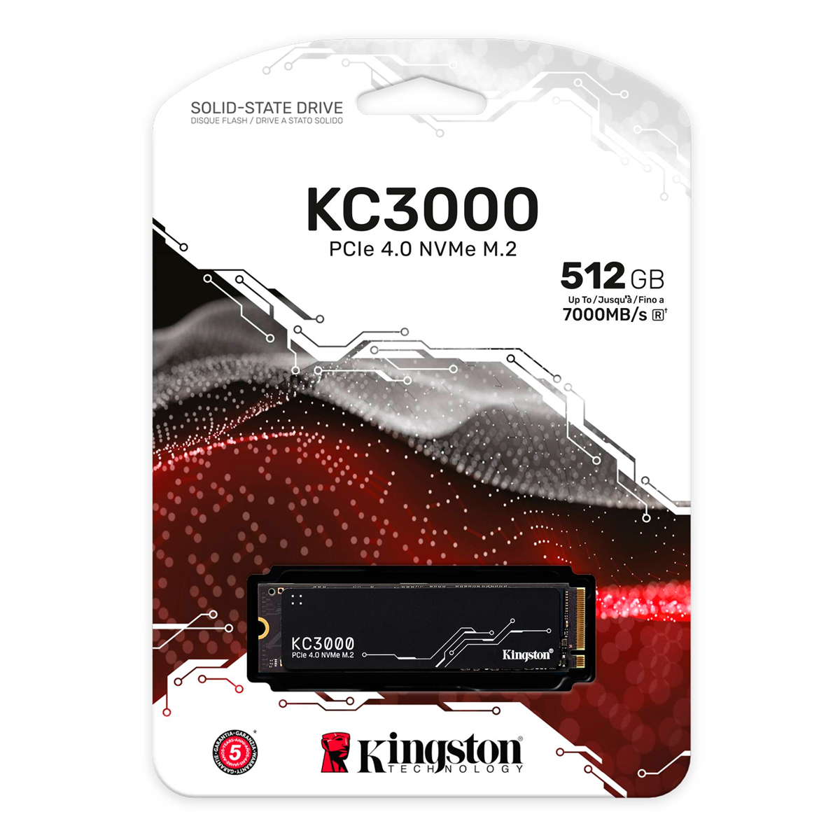 SSD M.2 2280 Kingston KC3000 512GB 3D TLC NVMe 3